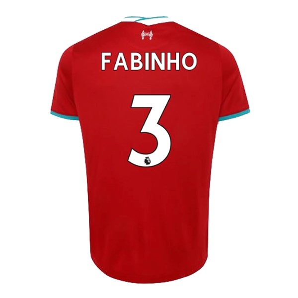 Trikot Liverpool NO.3 Fabinho Heim 2020-21 Rote Fussballtrikots Günstig